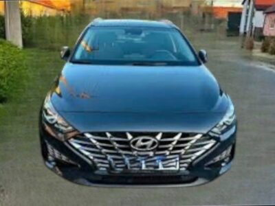 Image 1 (Front View): Front view of 2022 Hyundai i30 Wagon in Dark Knight Gray paint parked in Addis Ababa