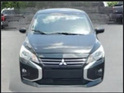 Front Dynamic Shield grille details of 2023 Mitsubishi Attrage compact car