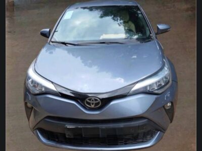 Image 1: Front view of Celestite Gray Metallic 2020 Toyota C-HR AX50 subcompact crossover SUV