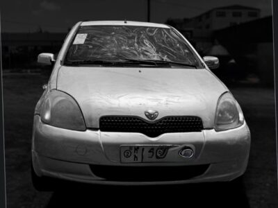 1:Front view of Silver 2001 Toyota Vitz XP10 for sale on Megebeya Ethiopia